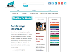 Tablet Screenshot of minico.com